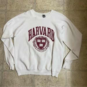 Womens XL Harvard Crewneck